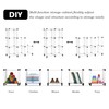 AWTATOS Closet Organizer 6 Cube Closet Storage Shelves DIY Stackable