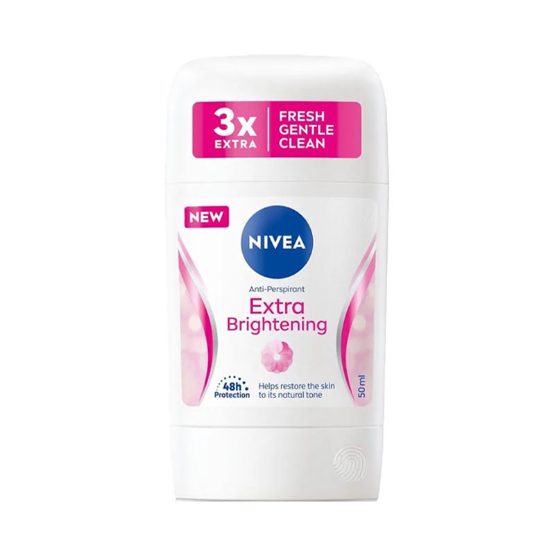 Nivea Female Deodorant Stick Extra Brightening Fresh Natural Dry Comfort