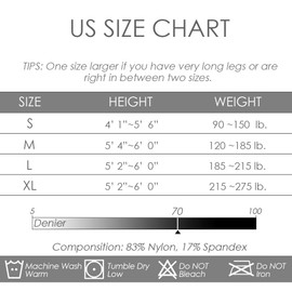 2 Pairs Opaque Tights for Women - 40D Microfiber Control Top Pantyhose (Black 2, XL)