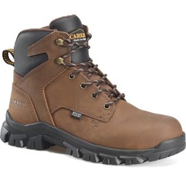 Carolina Men's Gruntz 6" Waterproof Steel Toe Work Boot, Dark Brown - 10 2E