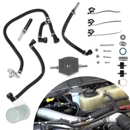 CP4 Disaster Prevention Bypass Kit Compatible with 2011-2022 Ford F-250 F-350 F-450 F-550 6.7L Powerstroke Diesel Repair Parts CP4-6.7F-BP-G2.1 7031190