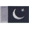 Unbranded Pakistan Flag Embroidered Patches 2.5"x1.5"  iron-on
