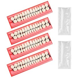 112 piezas de dientes falsos de Halloween, disfraz de vampiro zombi dentaduras con calcomanía, dientes de repuesto sueltos para disfraces de fiestas, 