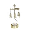 Maia Gifts Christmas Tree Gold Tea Light Rotary