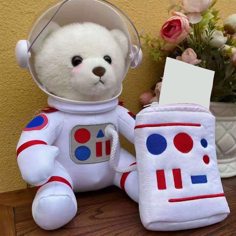 Astronaut Teddy Bear Soft Toy Spaceman Stuffed Plush Animal Toy