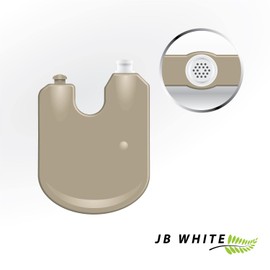 JB White ProWax Cerumen Filter for Hearing Aids Suitable for Oticon and Bernafon Speakers, 8x Dispenser Discs with 6 Tools and 6 Filters, Grey (Pack of 48)