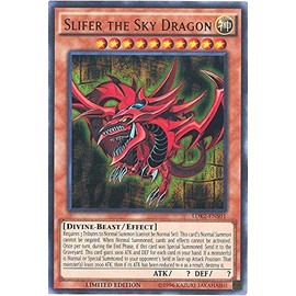 Yugioh 1st Ed Slifer the Sky Dragon LDK2-ENS01 Ultra Rare 1st Edition Legendary Decks II Cards