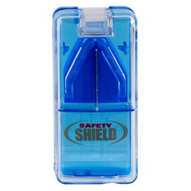 EZY DOSE Pill Cutter with Safety Shield, Tablet Splitter for Small Pills & Vitamins (Colour May Vary)