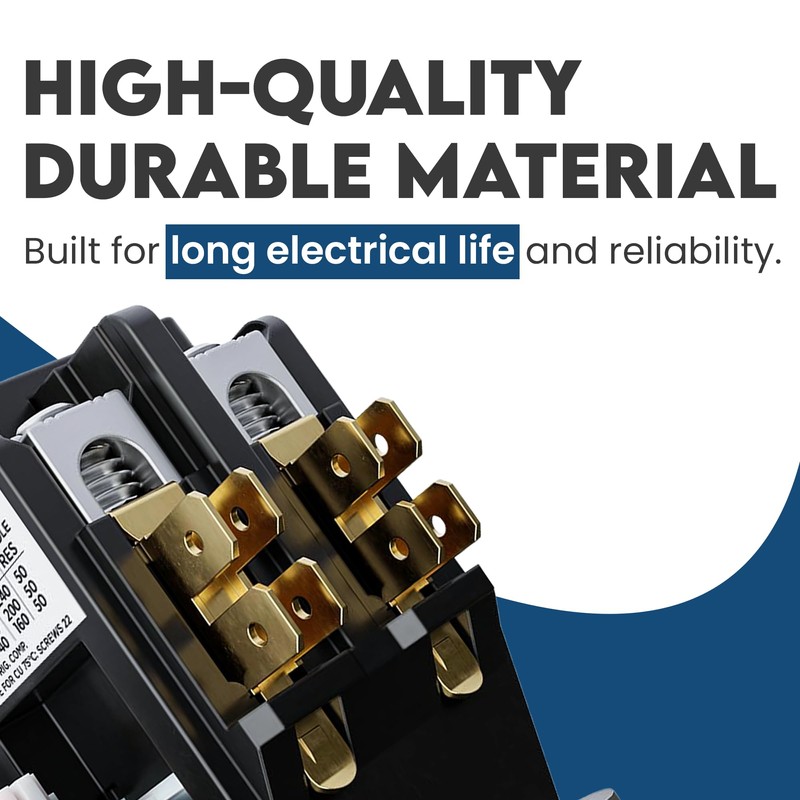 2 Pole Definite Purpose Contactor 24V Coil, 40 Amp Definite