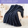 Bigacogo Faux Fur Throw Blanket for Couch, Fuzzy Soft Plush