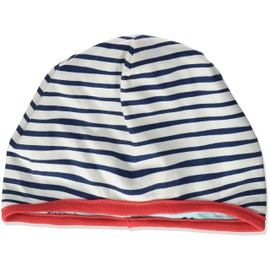 loud + proud Girls' Reversible Hat with Print, Made of Organic Cotton, GOTS Certified Hat, Cloud Cl