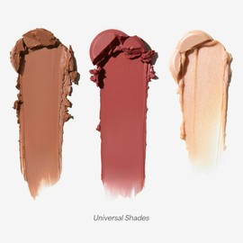 EarthsCure Glow Trio - 3 Piece Set. Contains a Bronzer, Blush, and Highlighter. Buildable Cream Sticks For a Luminous, Natural, and Youthful Look