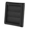 Deflecto Supurr-Vent Louvered Hood, Black - 4" Diameter