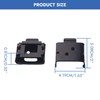 2 Pcs Blinds Mounting Brackets + 4 Screws + 4