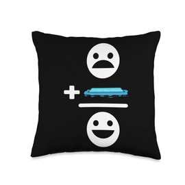 Pool Guys & Pool Cleaner Apparel Service Technician Cleaner. Pool Throw Pillow, 16x16, Multicolor