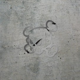 Decal Stickers of Racing Skull Crossbones Skull Head (Metallic Silver) (Set of 2) Premium Waterproof Vinyl Decal Stickers for Laptop Phone Accessory Helmet Car Window Mug Tuber - ANDstic586505SI