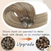 Ugeat Extensiones Cabello Natural Balayage Color Marrón 14in 50gr