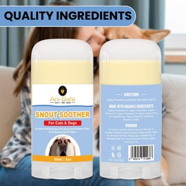 XL Ani-Safe Dog Nose Balm for Dogs and Cats, Pets, 60ml Stick, Soothes Dry and Itchy Noses, Natural lick safe Paw balm for dogs contains, Dog paw cream, reduces skin irritation and redness