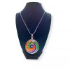 Murano Millefiori Round pendant necklace