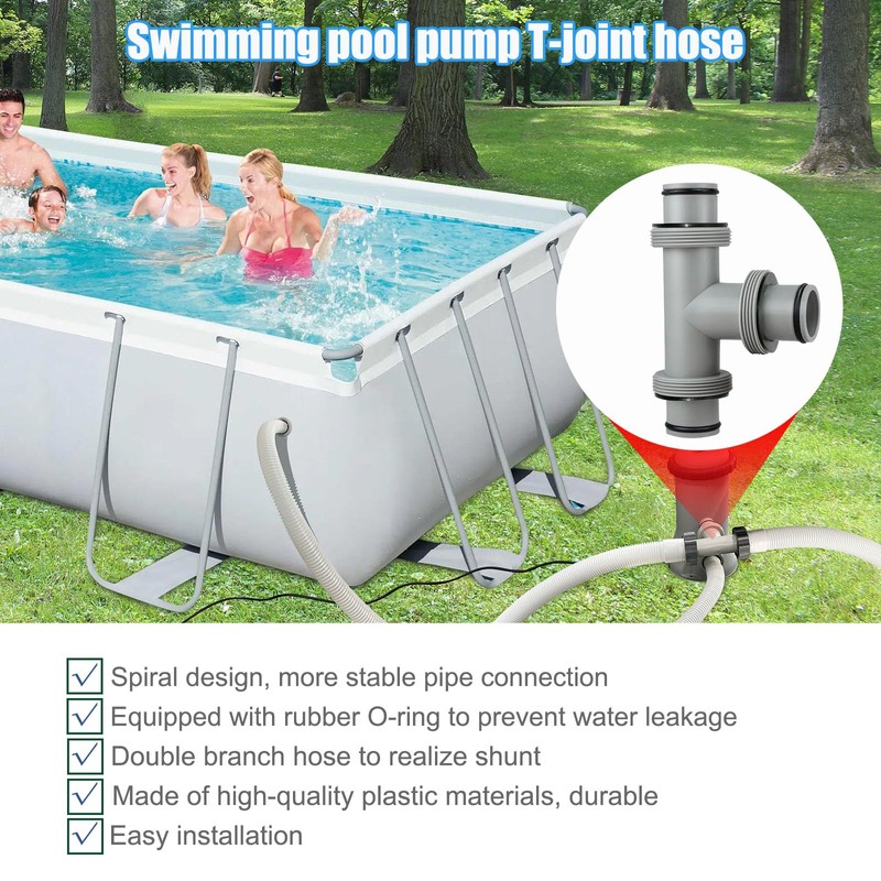 1-1/2 inch T Tee Joint Pool Filter Pump Hose Connector