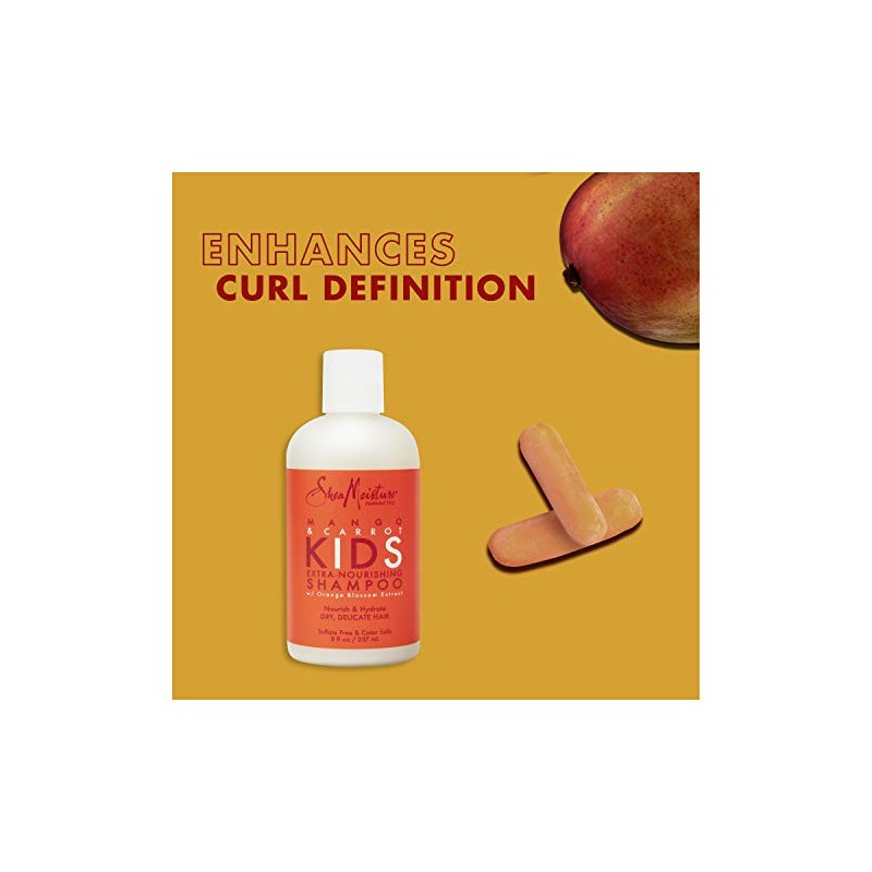 SheaMoisture Kids Mango & Carrot Extra-Nourishing Shampoo , 8 Fluid