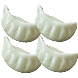 Chopstick Rest, Water Dumplings, Gyoza, Funny, Tableware, Goods, Gift, 1.8 x 0.8 x 1.0 inches (4.7 x 2 x 2.5 cm), Pack of 4