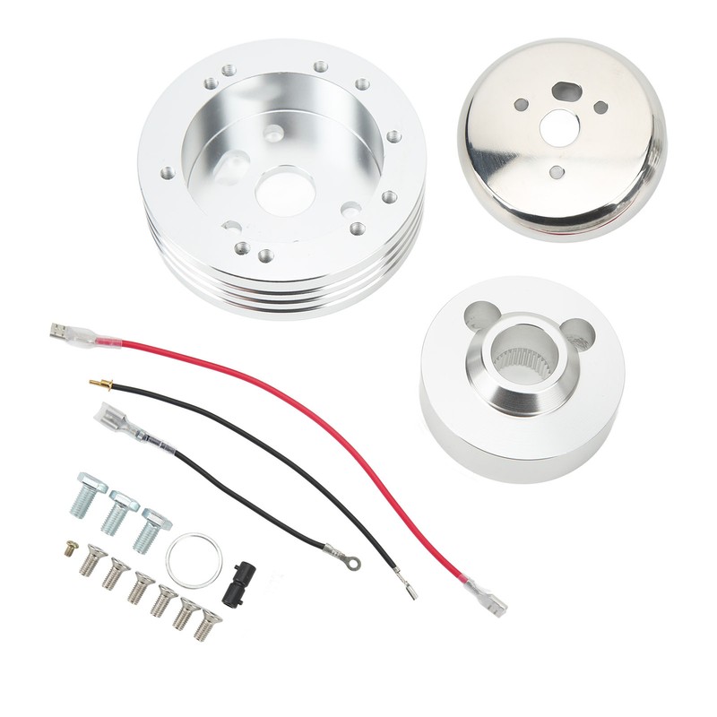 Steering Wheel Hub Adapter Polished 5 and 6 Hole Strong