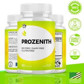 Prozenith Capsules, Official Pro Zenith Pills with All Natural Ingredients, ProZenith Advanced Formula Health and Wellness Support Maximum Strength Vitamin Pills for Women and Men (60 Capsules)