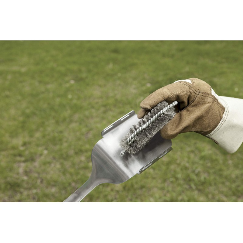 Weber Style Stainless Steel Grill Brush With Replaceable Head