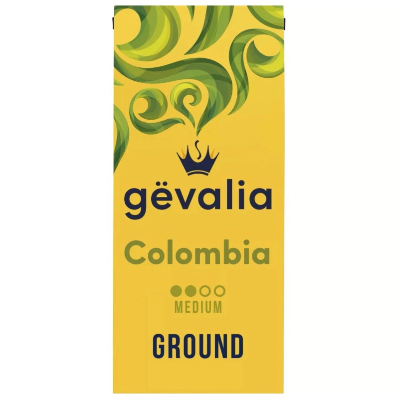 Gevalia (2 pack) Gevalia Medium Roast Columbia Arabica Ground Coffee,