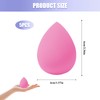 DmDoyy Pack of 5 make-up sponge, powder puff, washable sponge,