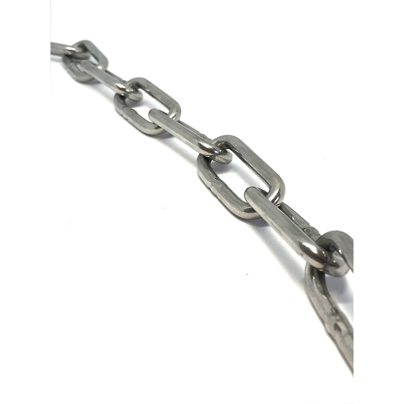 Tecklenborg Stainless Steel Long Link Chain Similar to DIN763 5