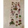STICKABILITIES THE PAPER STUDIO STICKERS CHRISTMAS SNOWMEN SNOWMAN 19 PCS