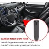 muge racing Universal Carbon Fiber Long Shift Knob 130mm Automatic/Manual