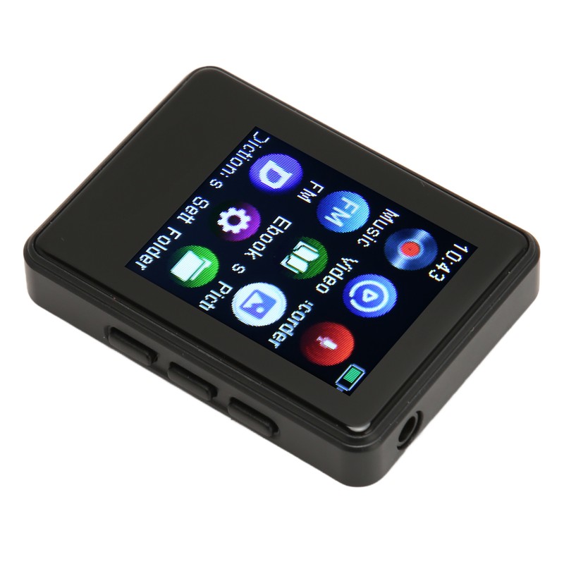 MP3 Player Bluetooth 5.0 HiFi Sound 1.77in Full Touch Screen