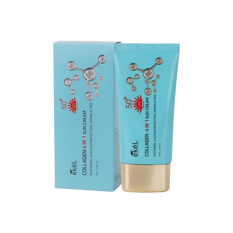 Ikel Collagen Four-in-One Sunscreen 70ml SPF50+PA+++ / 이켈 콜라겐 포인원