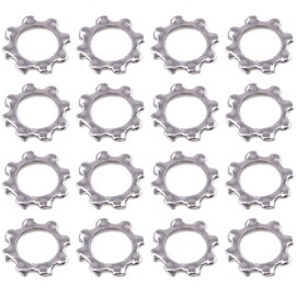 M6 Stainless Steel External Tooth Star Lock Washers, External Multi-Tooth Star Lock Washers, 300PCS