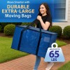 ClearSpace Extra Heavy Duty Moving Bags with Zipper, 8 Pack