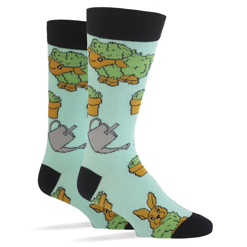 Oooh Yeah Socks ! Mens Crew Chia Bunny