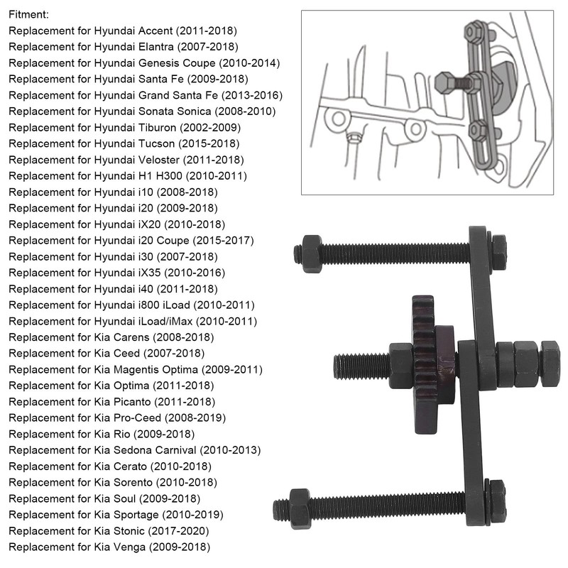 EIMSOAH Flywheel Locking Tool, Steel Engine Flywheel Turning Tool for,