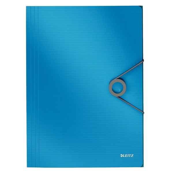 Leitz Solid corner stretch folder, PP, for approx. 150 sheets, A4, light blue, 45631030