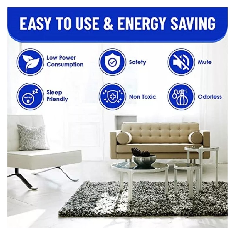 Runadi Ultrasonic Pest Repeller -Plug In Insect Rodent Mice Mouse