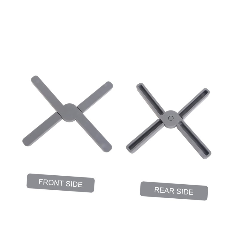 GRIRIW 2Pcs Creative Table Mat Folding Heat Resistant Kitchen Protective