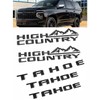 Set 5pack OEM Three Tahoe Plus Two High Country Emblems