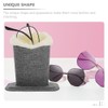 Operitacx 2 Pieces Plush Lined Glasses Holder Glasses Stand Case