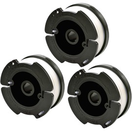 3-Pack AF-100 Replacement Spool Weed Eater Spool Compatible with Black+Decker AF-100-3ZP AF-100-BKP String Trimmer Weed Wacker String .065 Trimmer Line Autofeed Trimmer Spool, 30ft