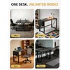 SURMIO Modern Foldable Writing Computer Desk with Storage Bag, No-Assembly