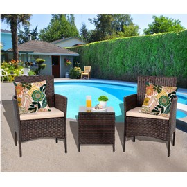 Jartinle Boho Flower Outdoor Pillow Covers Waterproof Set of 2 Tropical Leaves Bohemian Blooming Floral Pattern Patio Throw Pillow Covers for Porch Balcony Garden Furniture (20x20)