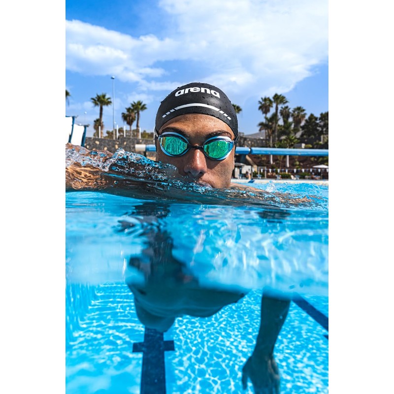 ARENA Unisex Adults Python Racing Swim Goggles for Men and