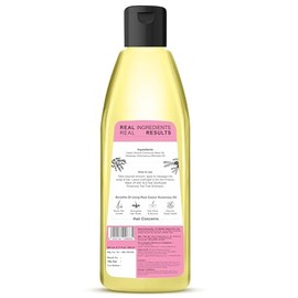 Soulflower Cold Pressed Castor & Rosemary Hair Nourishment Oil- Top 100% Pure Castor & Rosemary Oil For Hair Growth & Hair Loss, 6.77 Fl.Oz- Natural
